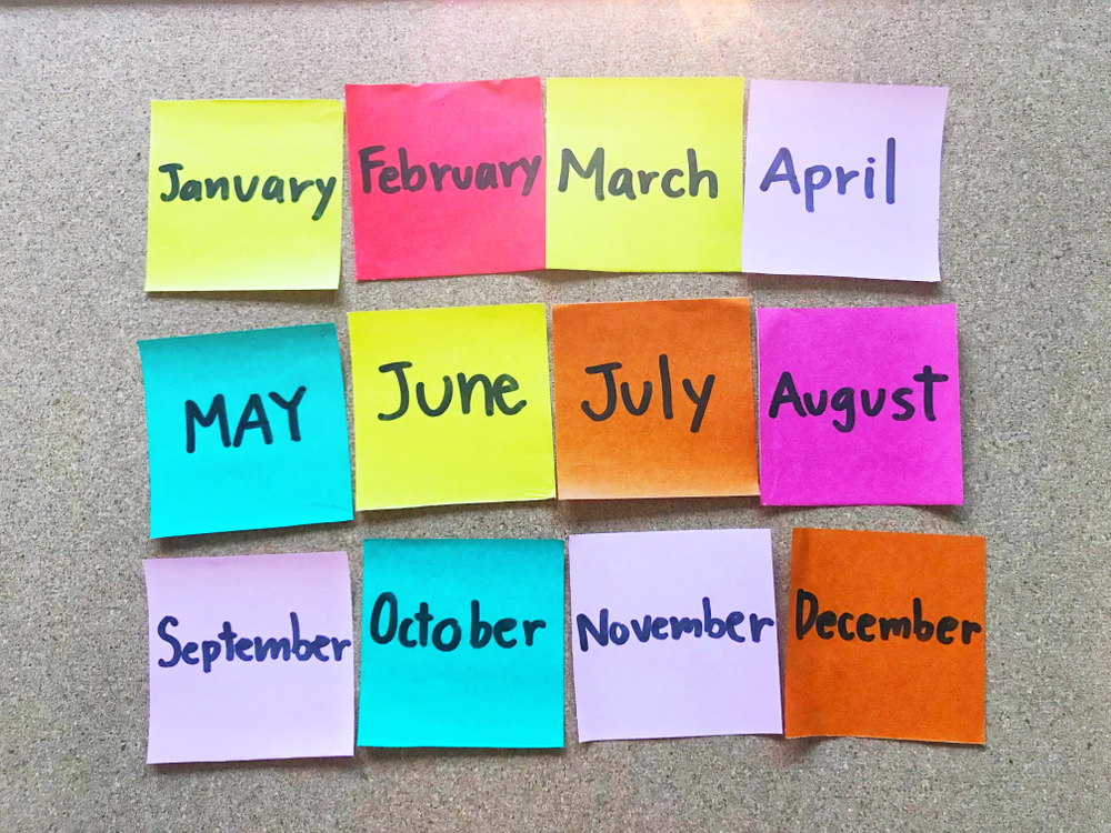 Using calendars with a preschooler who is blind or low vision